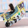 Anime Mob P-Psycho 100 Anime Beach Swimming Towel Soft Absorbent Washcloth Children's Gifts for Kids Travel Camping Gym