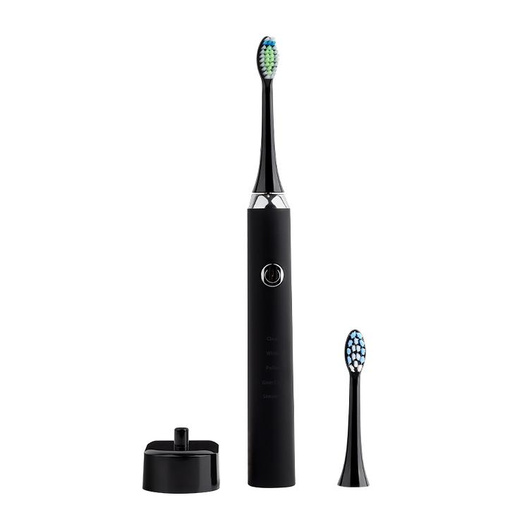 Luxury Portable 2 Pack 5 Models Automatic Travel Electric Toothbrush with LED