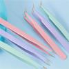 Professional Anti-Static Elbow Tweezers for Nail & Jewelry Rhinestone Stickers