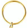 100pcs Gold Keychain Rings Metal Split Key Rings Chains Parts with Open Jump Rings for DIY Crafts Jewelry Making