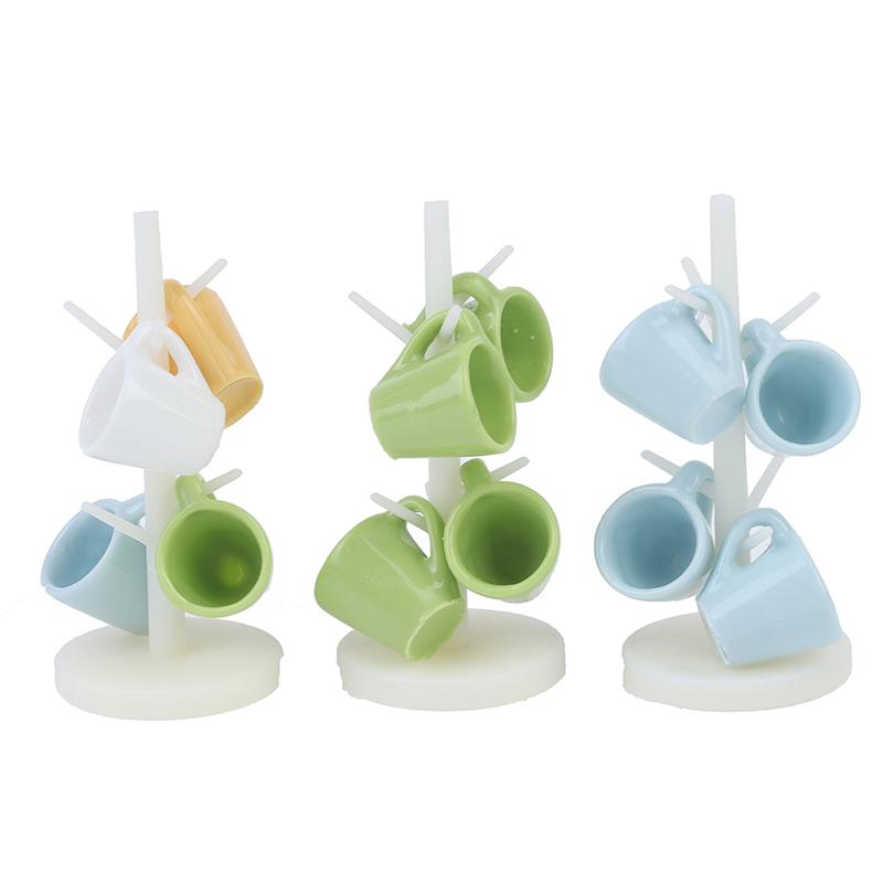 Mobili da Bar per Sala da Pranzo Con Bambola Casa delle Bambole Bicchieri da Vino Rastrelliera di Plastica Supporto Portabottiglie
