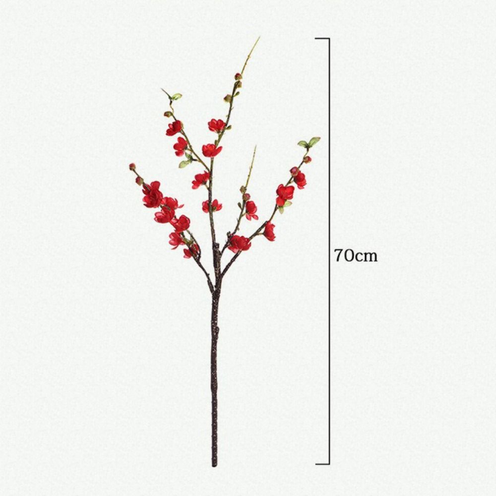Hochwertige Künstliche Pfirsichblüte DIY Seidenmaterial Simulierte Blume Simuliertes Design Dekorationsblume Seidenblumenäste