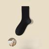 Men's Wool Socks, Antibacterial and Deodorizing Thick Mid-calf Socks, Heat-retaining and Non-bulky Cashmere Socks, Winter Socks
