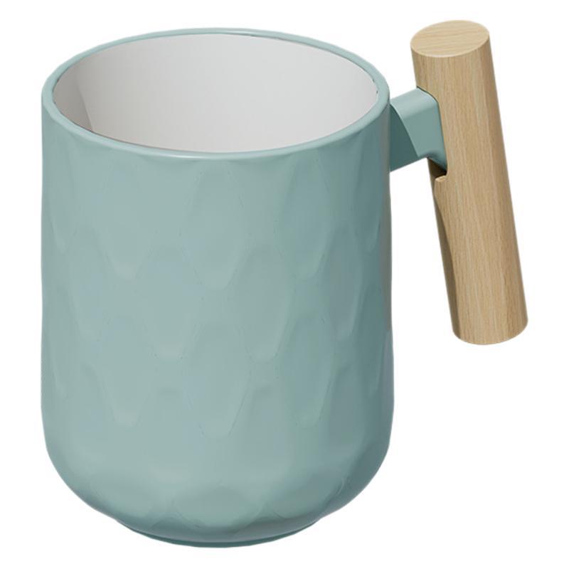 Ceramic Simple Mouthwash Cup Plastic Washing Cup Household Creative Toothbrush Cup Light Luxury Tooth Cup