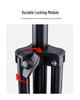 2.8m Heavy-Duty Tripod Flash Stand with Green Screen & Built-in Spring for Photography & Stage Lighting