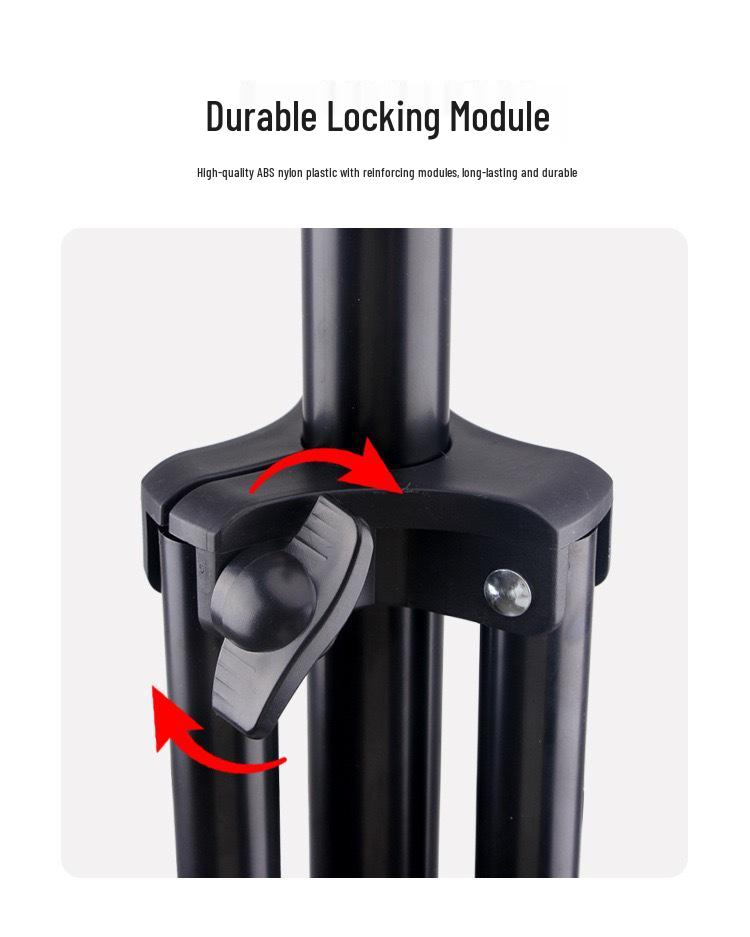 2.8m Heavy-Duty Tripod Flash Stand with Green Screen & Built-in Spring for Photography & Stage Lighting