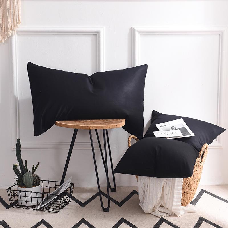 Fețe de pernă din bumbac de culoare uni pentru studenți