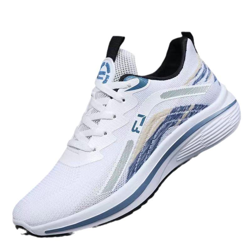 Sports Men's Shoes Men's New Spring Versatile Height-increasing Shoes Mesh Shoes Men's Breathable Running Ultra-light Shoes