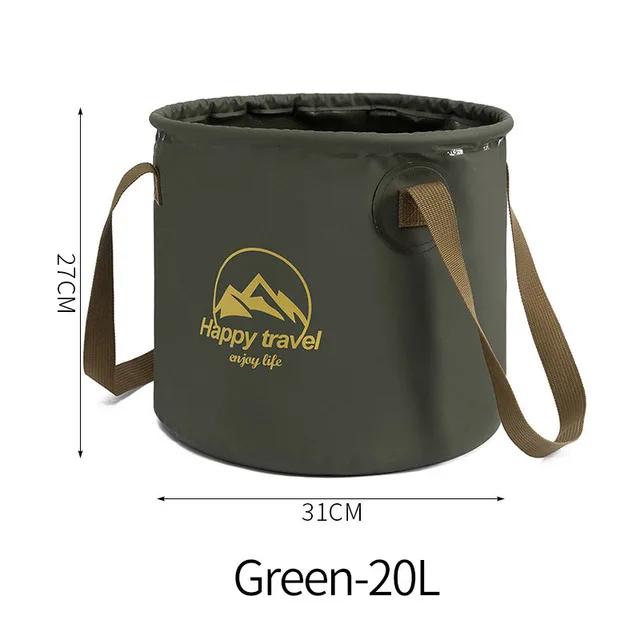 Folding Camping Cube Water Bucket Foldable Collapsible Bucket Camp Supplies For Tourism Car Wash Fishing Car Camping Accessories for Home