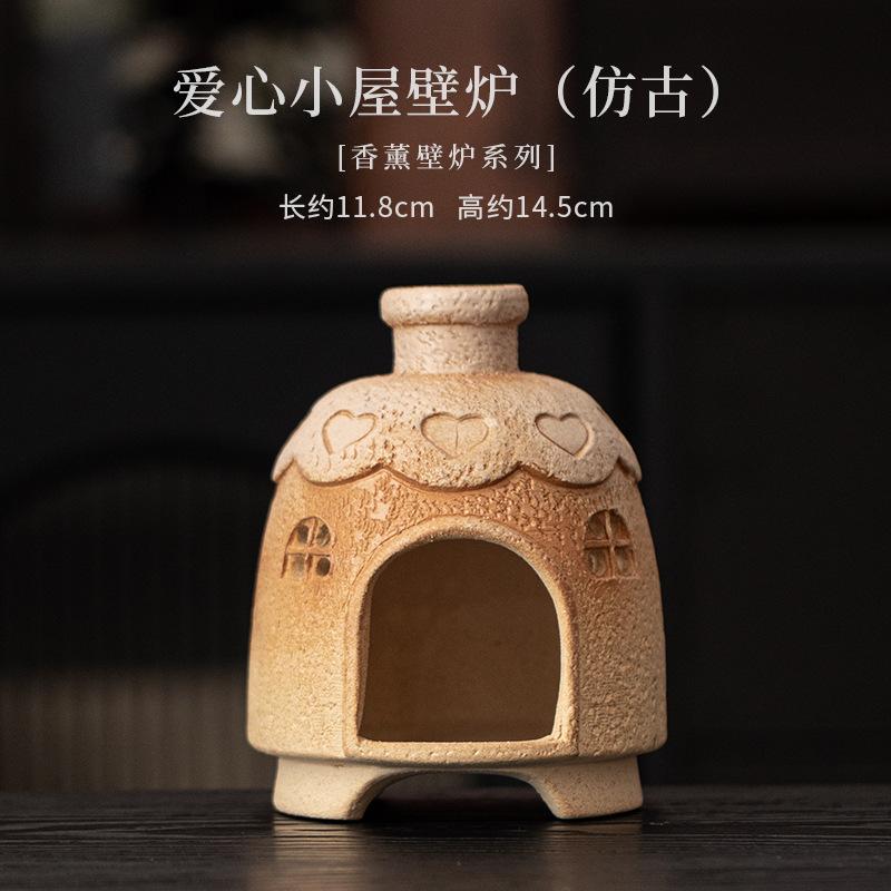 Liebe Herz Haus Räucherstäbchenhalter Diffusor Räuchergefäße Weihen Duftverteiler Weihrauchgefäß Wohnaccessoires Ornamente Zubehör