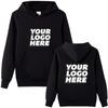 Customized Hoodie Personalized Printed Tops Add Your Own Custom Logo Texts Images Hoodies Women Hoody Sweatshirt Clothes