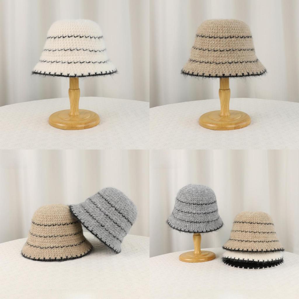 Gestrickter Fischerhut Mit Ohrenschützern Für Winter Herbst Freizeitkleidung