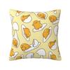 Aangepaste Anime Gudetama Cartoon Kussenhoes 40x40cm Zacht Luxe Sierkussen Woonkamer Decoratie