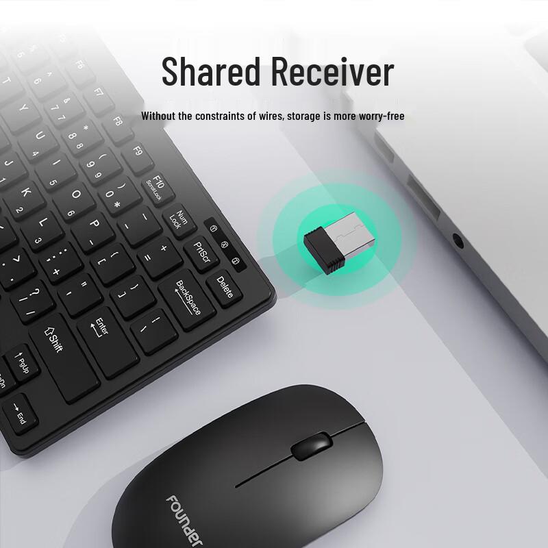Founder W6226 Wireless Keyboard & Mouse Combo