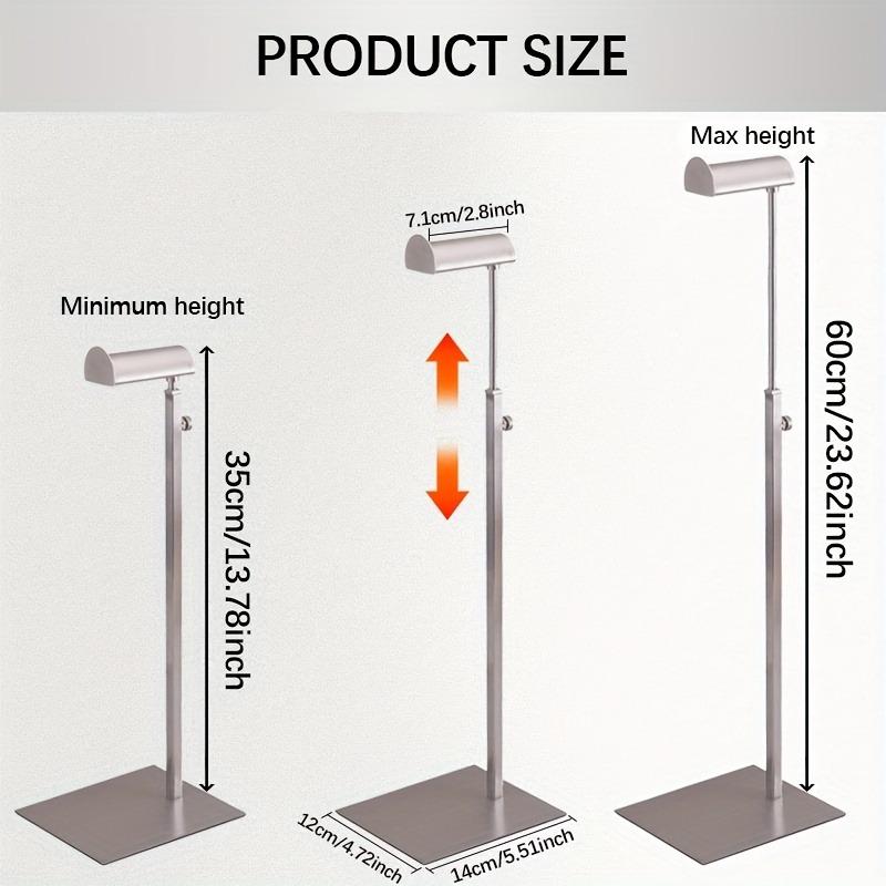 3pcs Stainless Steel Handbag Display Stand Golden Matte Finish Adjustable Jewelry and Multi-Functional Luxury Wallets Showcase