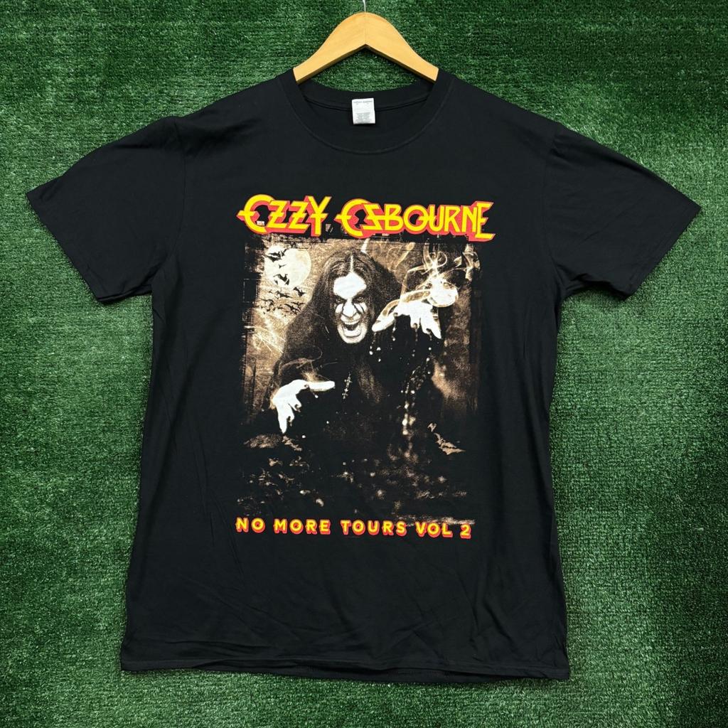 Ozzy Ozbourne No More Tours Vol 2 Heavy Metal Album Size Large Unisex T-Shirt
