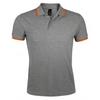Mens Pasadena Tipped Short Sleeve Pique Polo Shirt