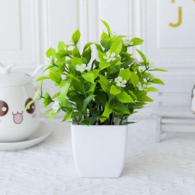 Neue gefälschte Topfblumen Bonsai Falsche Pflanzen Topfpflanzen Ornamente Tischdeko Kunstblume Heim-Gartendeko