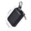 Sac bloqueur de signal pour clé de voiture RFID blindé signal étui zippé cuir PU anti-piratage anti-vol pochette pour clé de voiture boîte de Faraday pour voiture