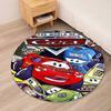 Cars Printed Round Rug Carpet Chair Rug Area Rug Entryway Doormats,for Office Chair Living Room Bedroom Kitchen Room.