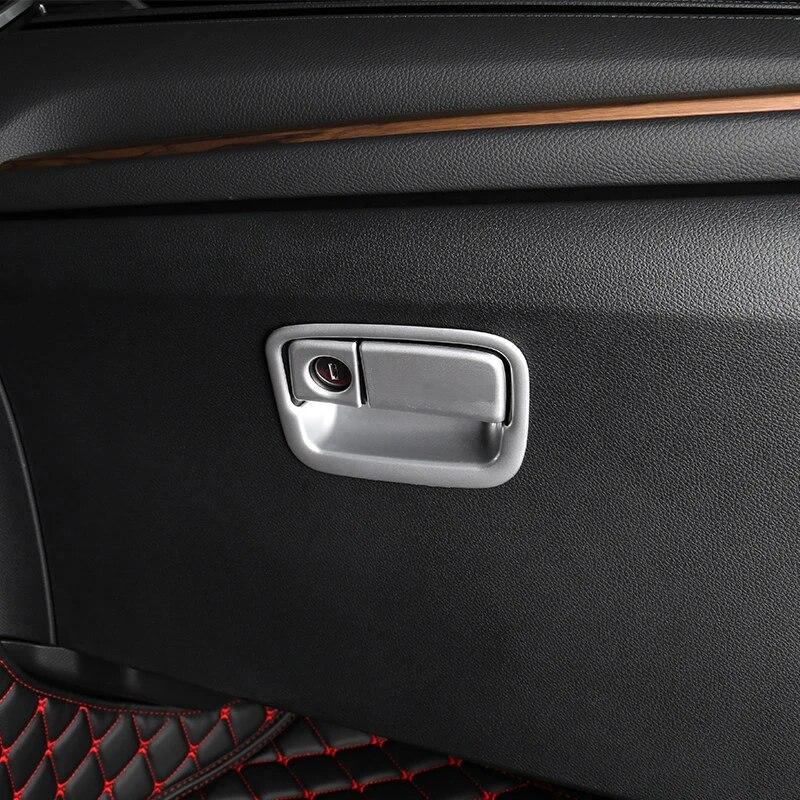 ABS Carbon Car Co-pilot Glove Storage Box Handle Bowl Cover Trim Accessories For Honda Crv CR-V 2017 2018    2022