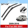 2 14" Wipers Front 24" Wipers Replacement Fit For Fiat 500 500c 20092016 Windshield Wiper Blades Original Equipment Wiper Blade