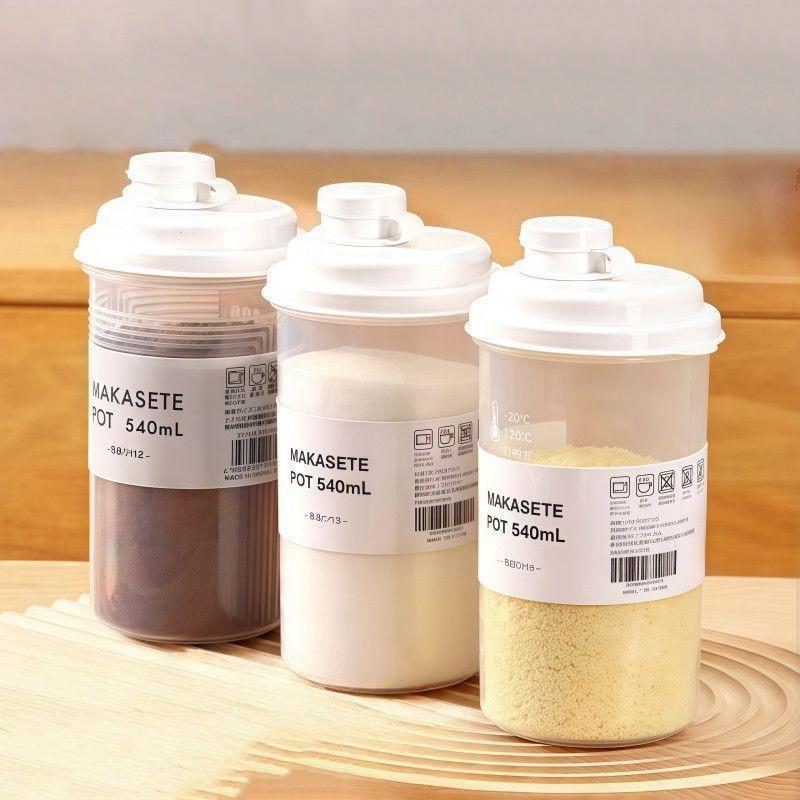 Storage Bottle White Granulated Sugar Sealed Storage Tank Kitchen Packaging Starch Special Storage Moisture-Proof Container