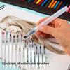 12pcs Flat Head Solid Pigment Water Pen Water Storage Watercolor Pen Set  Planner Decoration