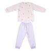 Sanrio Kids Quilt Pajamas My Melody 140cm 100% Cotton Long Sleeve Top and Bottom Set 237531
