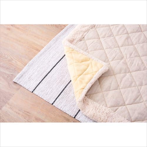 AZUMAYA Thin Kotatsu Futon, Square (for tables 80x80cm or smaller), Tweed, KK-101BE