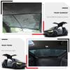 For Tesla Model X 2024 Front Rear Shield Glass Roof Sunshade Skylight Mesh Net Sunroof Blind Shading ModelX Sun Shades Visor