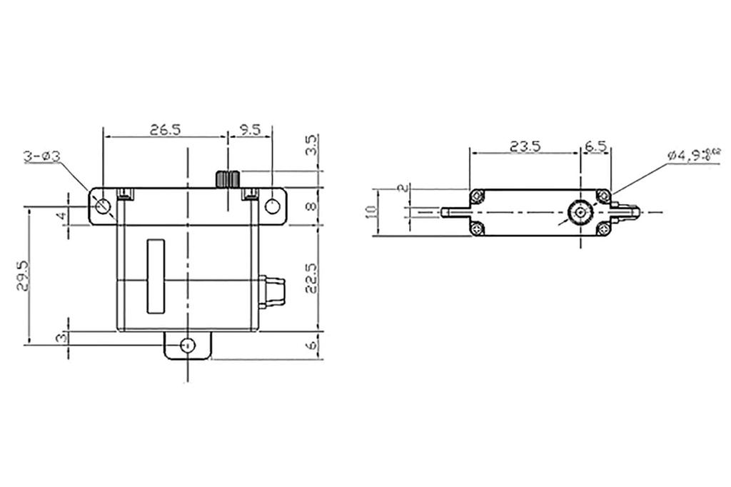 OK Mokei Tahmazo Servo 48925 TS-D1118MG (Wing Servo)