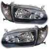 ES350 Headlight Assembly LED Black Housing Replacement Left Right Compatible W/ Lexus ES350 2007 2008 2009 2010 2011 2012 Model