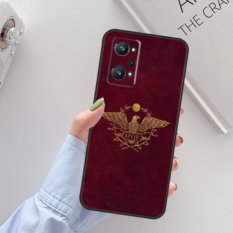 SPQR Roman Imperial Legion For Realme 10 11 Pro Plus GT Neo 5 2T C21Y C30 C31 C33 C35 C55 OnePlus Nord CE 2 3 Lite Case