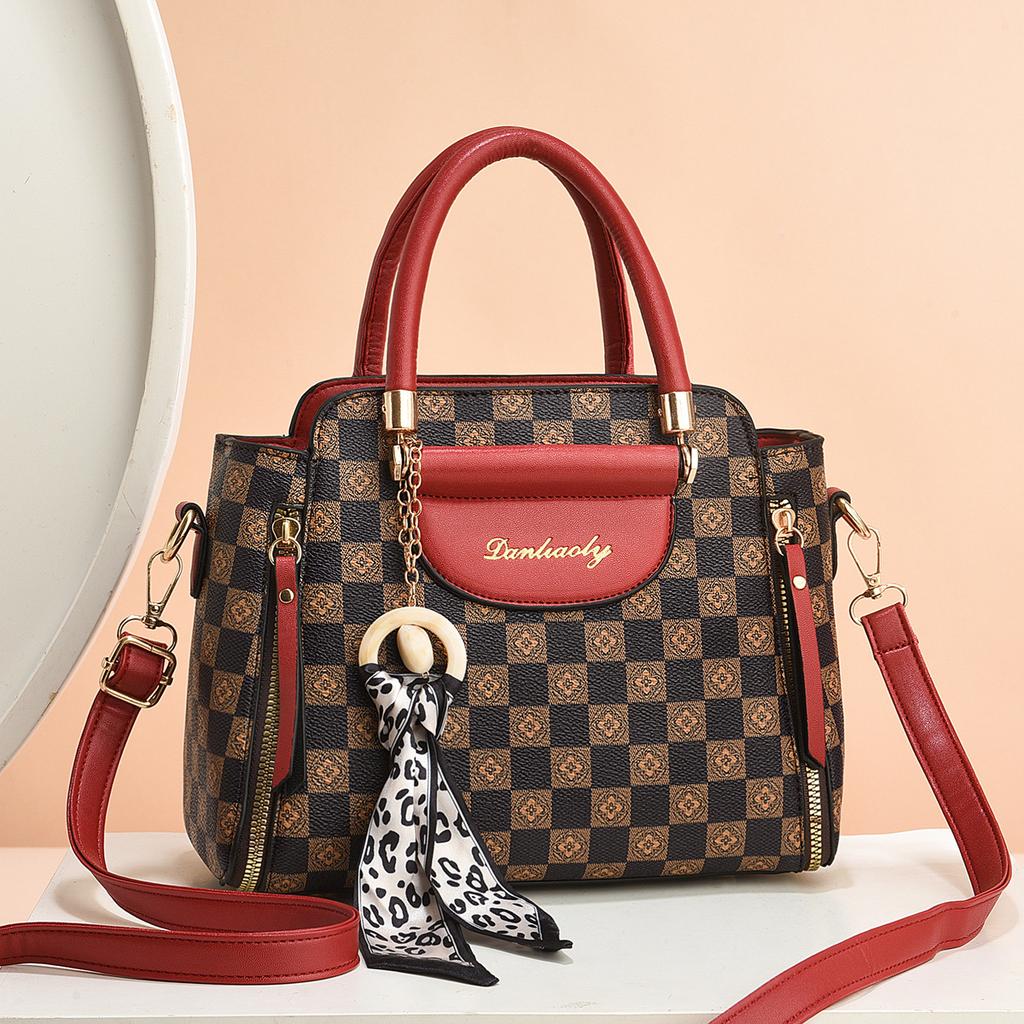 Tote Bag Retro Pu Shoulder Bag Handbag Large Capacity Messenger Bag Women's Bag