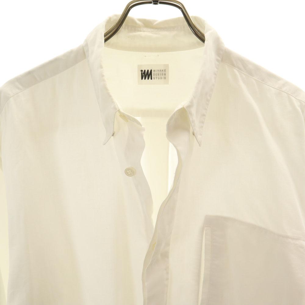 MIYAKE DESIGN STUDIO 90s Old Long sleeve shirt white Men's Used