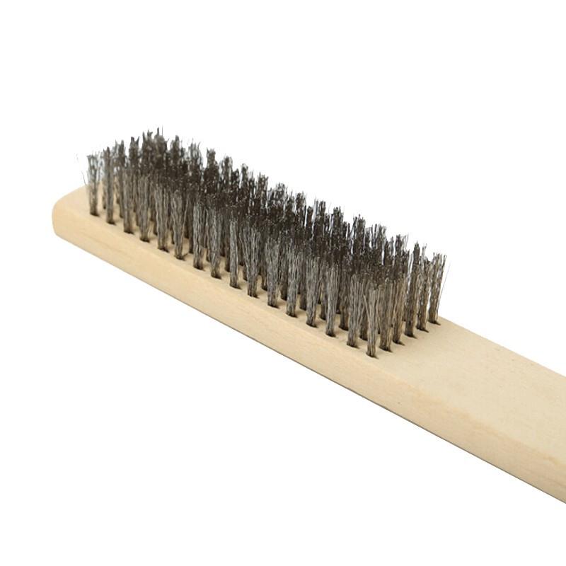 Jinsilu KSL947 Wooden Handle Wire Brushes (6-Pack)