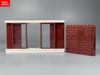 Mattoncini MOC Porta Scorrevole su Rotaia Telaio 1x4x6 60596 92589 Muro di Casa Particelle Assemblate Blocco da Costruzione Giocattolo di Plastica per bambino