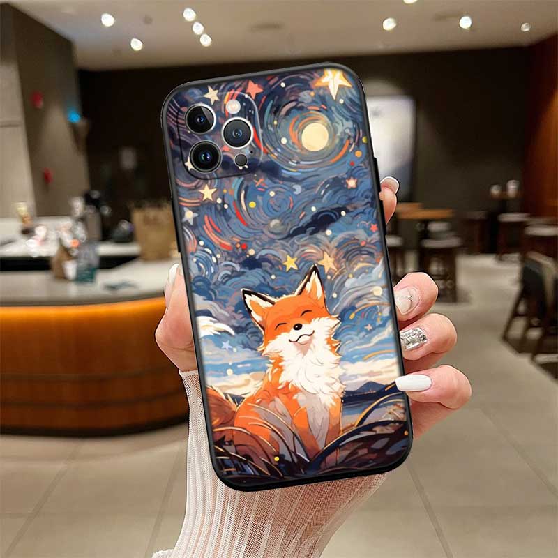 

RE31 fox cute Phone Case for Samsung Galaxy S20 S21 S22 Ultra FE + Plus A21S A22 A24 A25 A26 A30 A30S A31 Galaxy S20+