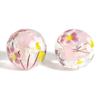 1PC 20mm Round Multicolor Glass Beads Style Flower Lampwork Beads For Women DIY Making Bracelets Vintage Party Jewelry Gifts
