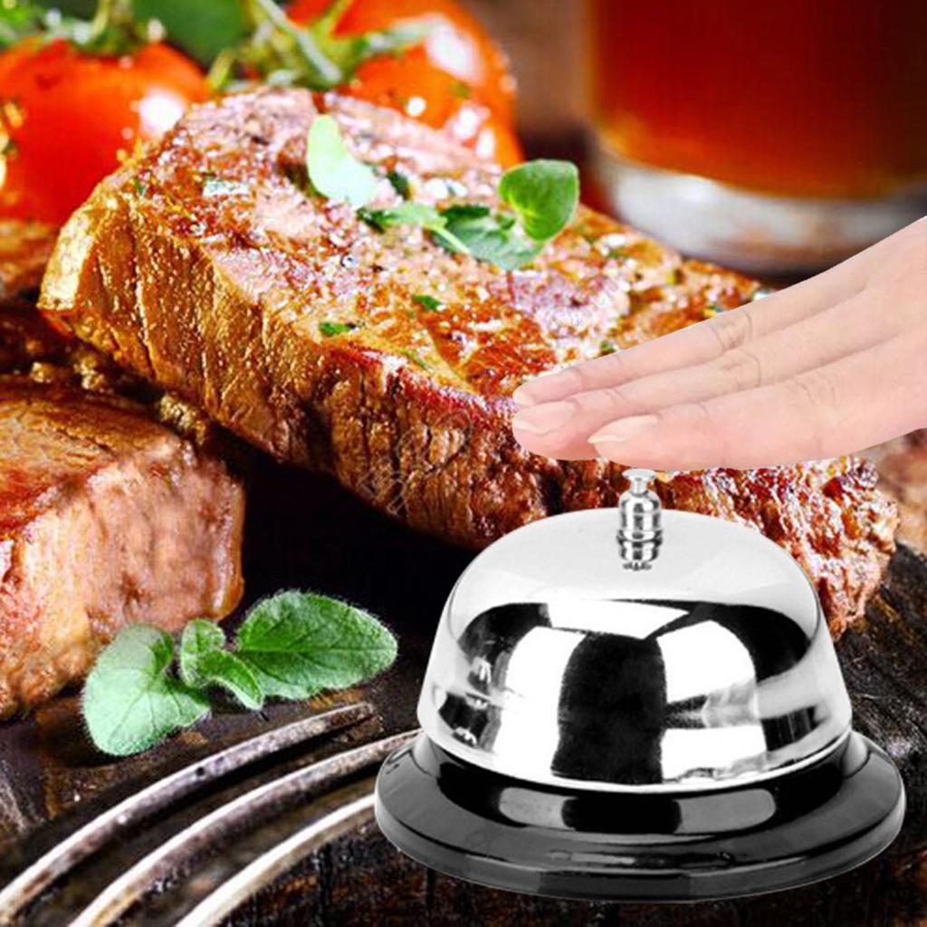 Convenient Stainless Steel Calling Bell Restaurant Kitchen Summoning Bell Calling Bell