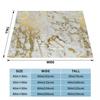 Gold Marmor Decke Korallenfleece Plüsch Modern Geometrisch Grafik Tragbar Ultra-Weich Überwurfdecke für Bett Couch Plüsch Dünne Steppdecke