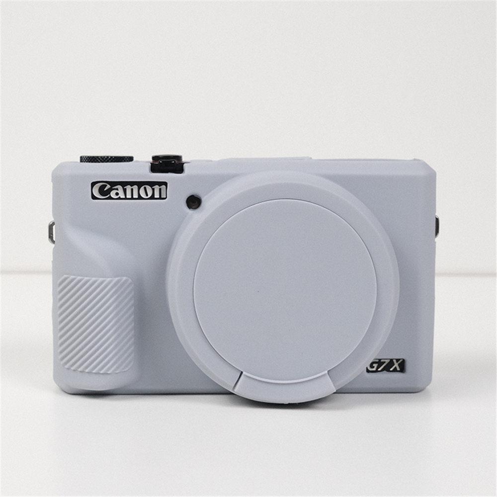 G7XIII Soft Silicone Armor Camera Body Case For Canon G7X III G7X Mark III G7X3 Rubber Protection Cover Skin With Lens Cap