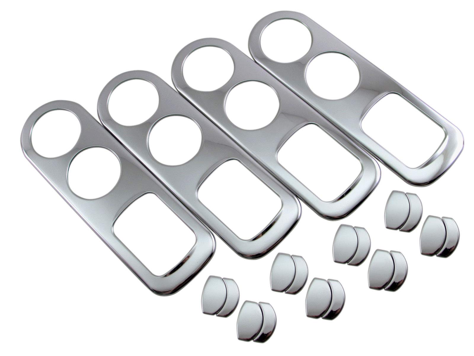 BRIGHTZ Mirror Stainless Steel Plated Rear Air Conditioning Louver Covers for Honda Odyssey Hybrid RC4 Compatible with RC C4 Odyssey and Odyssey