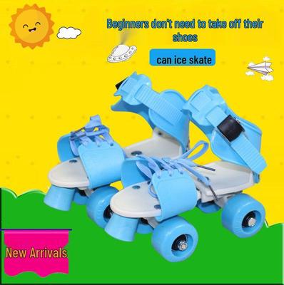 Zhejia Children's Double Row Roller and Ice Skates