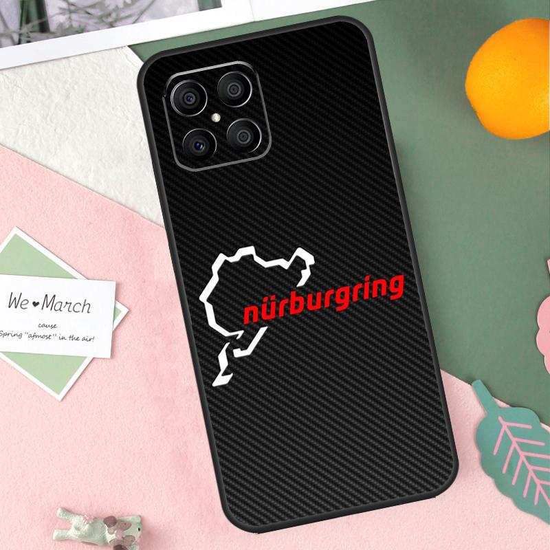 Motor Sport Nurburgring Case For Honor X8b X9b X9c X9a X8a X8 X9 50 70 90 Lite Honor 200 Lite Magic 7 5 6 Pro Cover