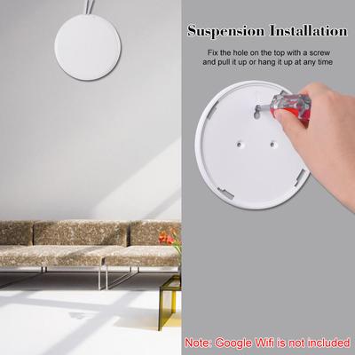 Suporte de mesa de parede para Google Wifi Suporte de segurança branco
