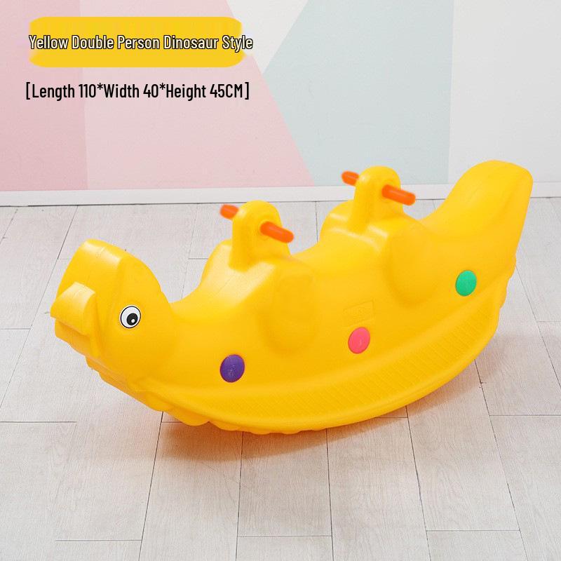 Kids' Giraffe Rocking Horse & Seesaw - Indoor/Outdoor Play Toy