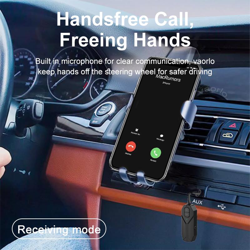 2 In 1 Bluetooth 5.4 Audio Receiver Transmitter Hifi Stereo Wireless Adapter 3.5MM AUX With Mic For Airplane TV PC Car Speaker