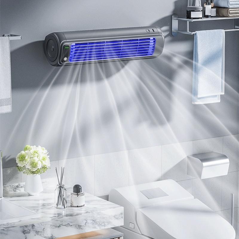 Rechargeable Quiet Desk Fan with Adjustable Airflows Quiet Cooling Fan ABS Texture Perfect for Office or Bedroom Use